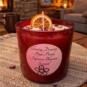 Red Scented Candle
